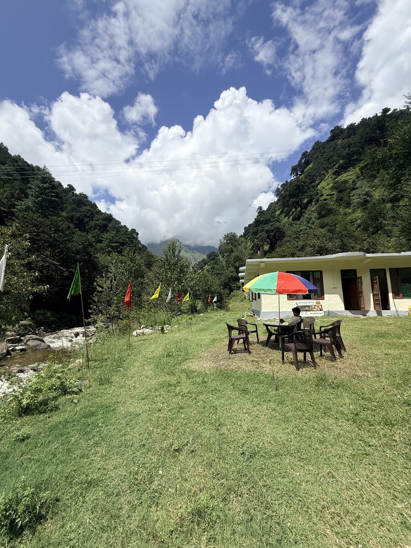 River Edge Home Stay exterior with mountain view