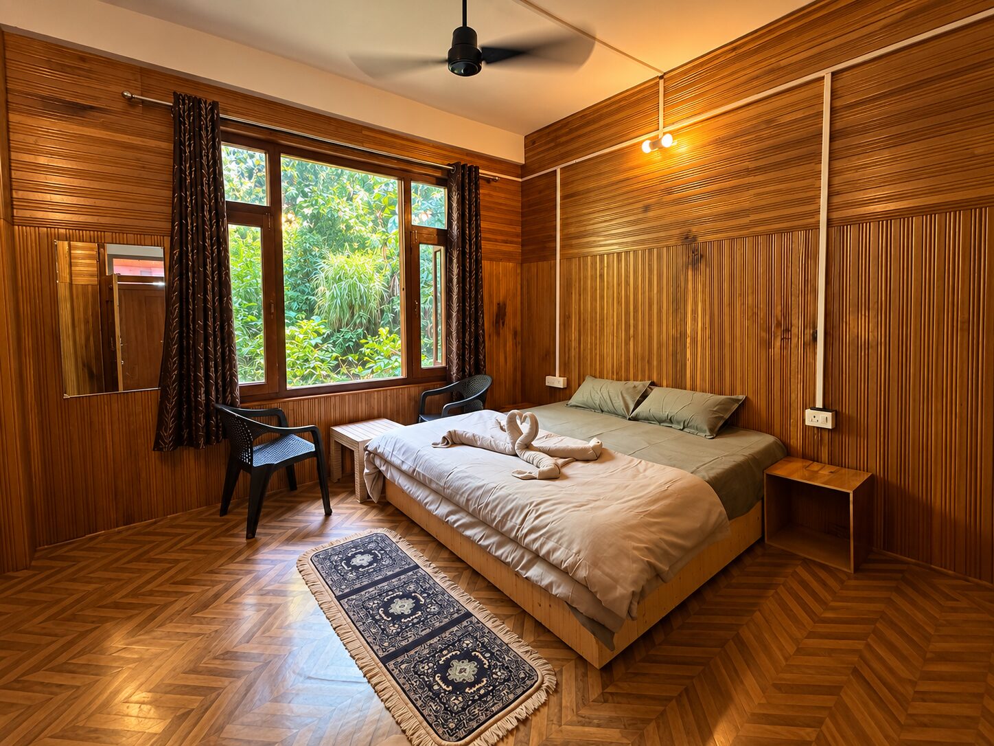 Mountain view room interior